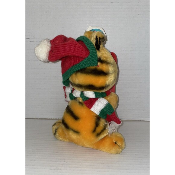 Vintage Dakin GARFIELD Plush 1981 Cat Skier Skiing Winter Stuffed Animal Toy - Picture 6 of 11